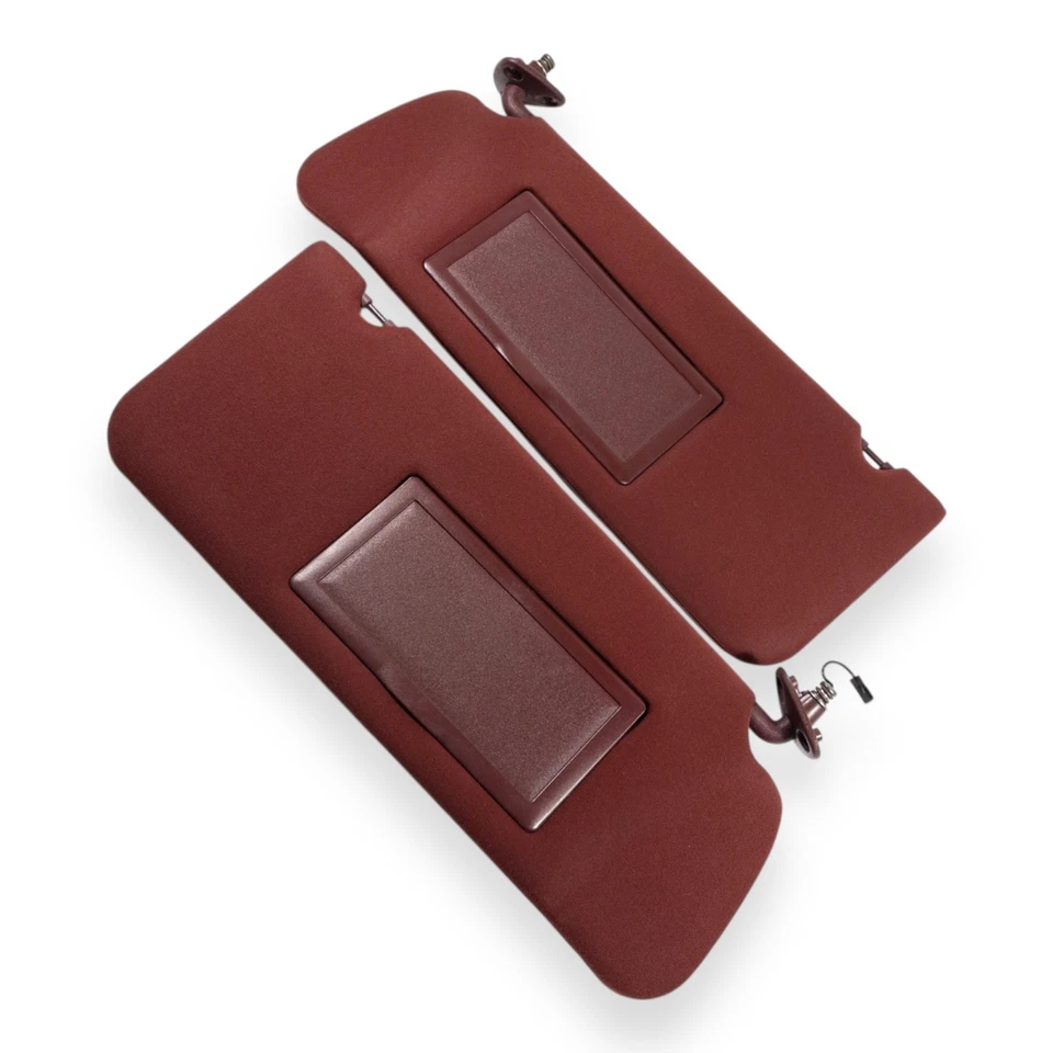 Juego de pares de parasoles rojos Chevy Caprice Classic 1991-1996 lado conductor y pasajero Foto 3 de 4