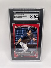 Ryan Waldschmidt 2025 Bowman Draft BD-41 RED /5 Dbacks Rookie RC SGC 8.5