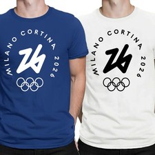 Milano Cortina 2026 Olympics Adult Kids T-Shirt Italy Winter Games Snow Gift Tee