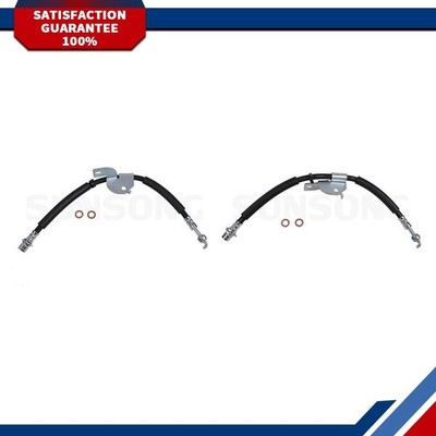 2 Sunsong Front Brake Hose Line Fits 2015 2016 2017 Ford F-150