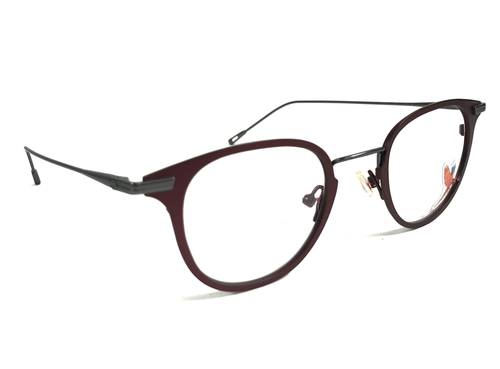 Maui Jim Eyeglasses Frames MJO2710-90M Matte Burgundy Gray Round 46-24-140 - Picture 2 of 10