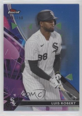 2021 Topps Finest Blue Refractor /150 Luis Robert #59 5fg