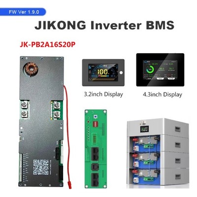 JK Inverter BMS V19 8S-16S 200A Lifepo4 Li-ion LTO Battery Household Energy BMS