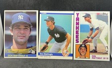 Don Mattingly YANKEES 1984 Donruss Topps Fleer RC Lot