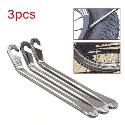 3 Stueck Reifenheber Edelstahl Werkzeug fuer MTB und Rennrad Reifen Reparatur