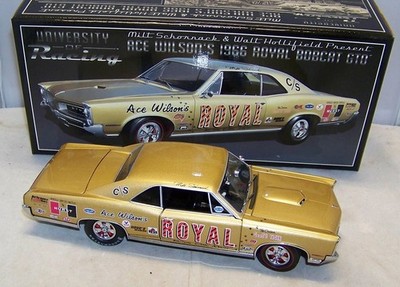 1:24 UNIVERSITY OF RACING NHRA 1966 PONTIAC ACE WILSON ROYAL BOBCAT GTO TIGER