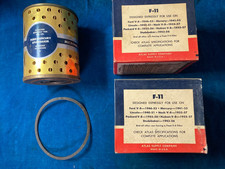 1955 1956 1957 Nash V8 2 Nors Engine Canister Oil Filters W Gaskets Nib