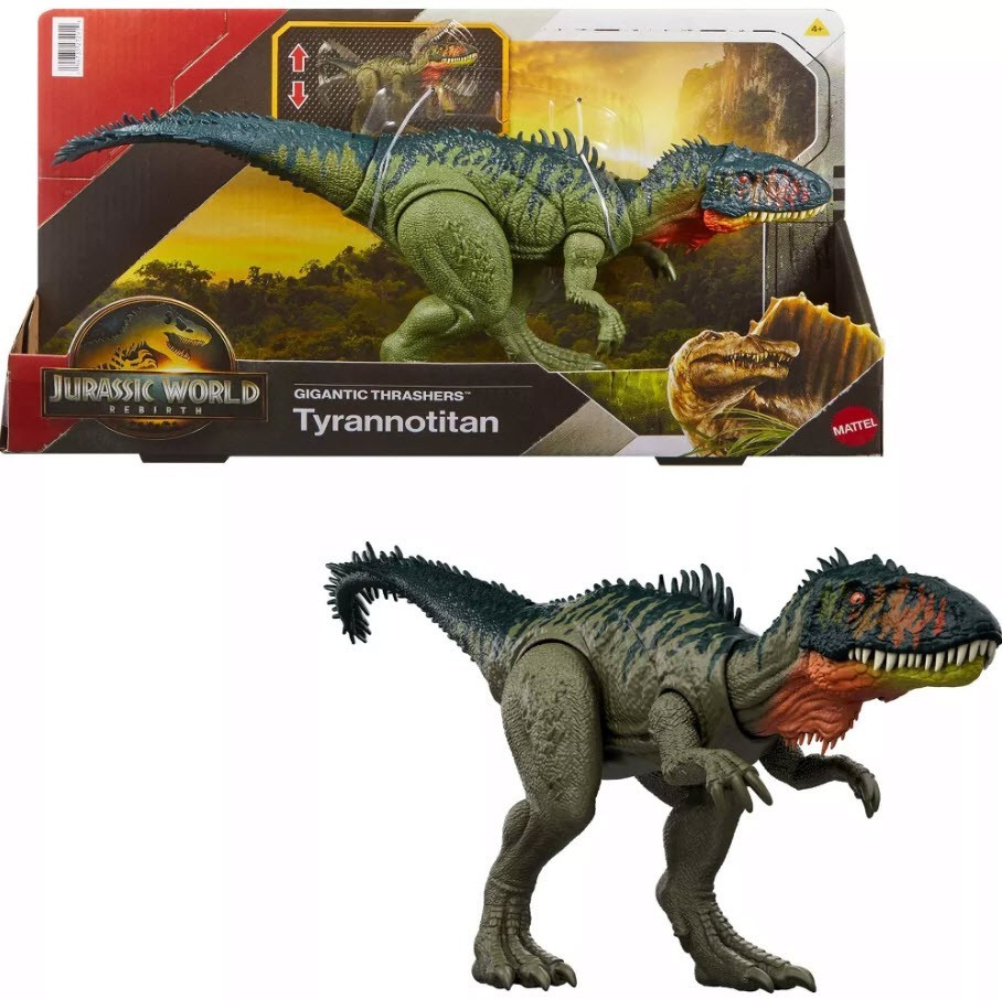 Jurassic World Rebirth GIGANTIC Thrashers TYRANNOTITAN Dinosaur 14
