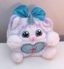 Zuru Rainbocorns Puppy Bow Surprise 5" Aqua Purple  White Stuffed Plush Dog