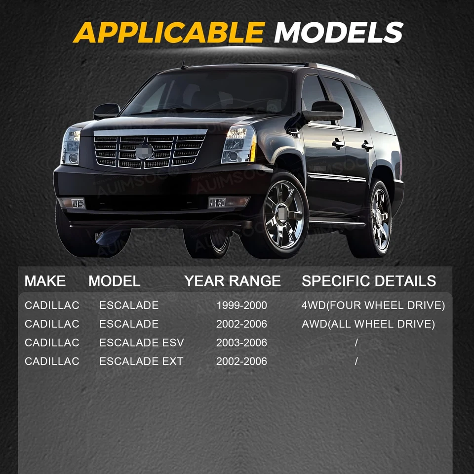 4WD Front CV Axle Shaft 6-Lug For Chrvy Silverado GMC Sierra 1500 K1500 Yukon Foto 2 de 4