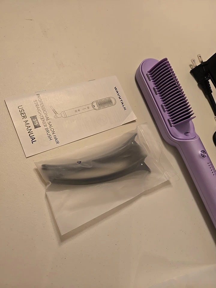 Wavytalk Professional  Salon Hair Straightener Brush 11 inch handle approx 14 oz - Image 3 of 4