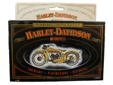 Harley Davidson Two Deck Playing Cards 1997 Limited Edition Collectible Tin