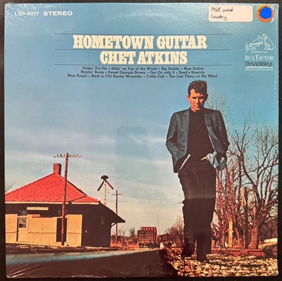 SEALED Chet Atkins - Hometown Guitar Vinyl LP 1968 NOS Presumed Mint, Cover VG+