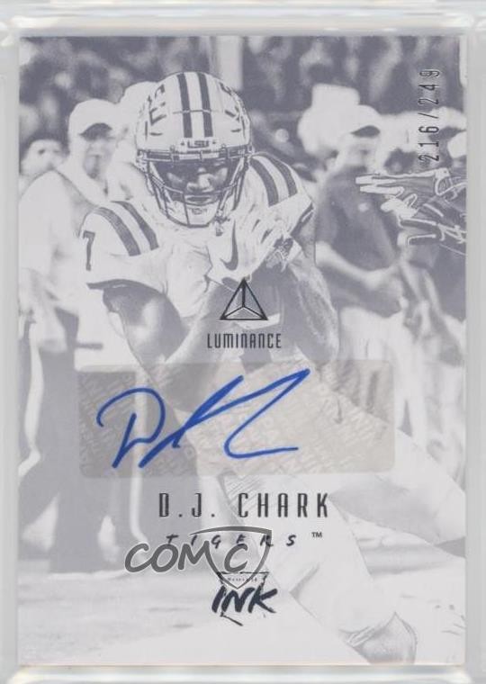 2018 Panini Luminance Rookie Ink 216/249 DJ Chark #RI-DJC Auto RC 0u7