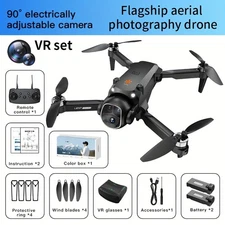 8K Foldable VR Drone Dual Battery Brushless Motor 360 Flip Quadcopter for Adults