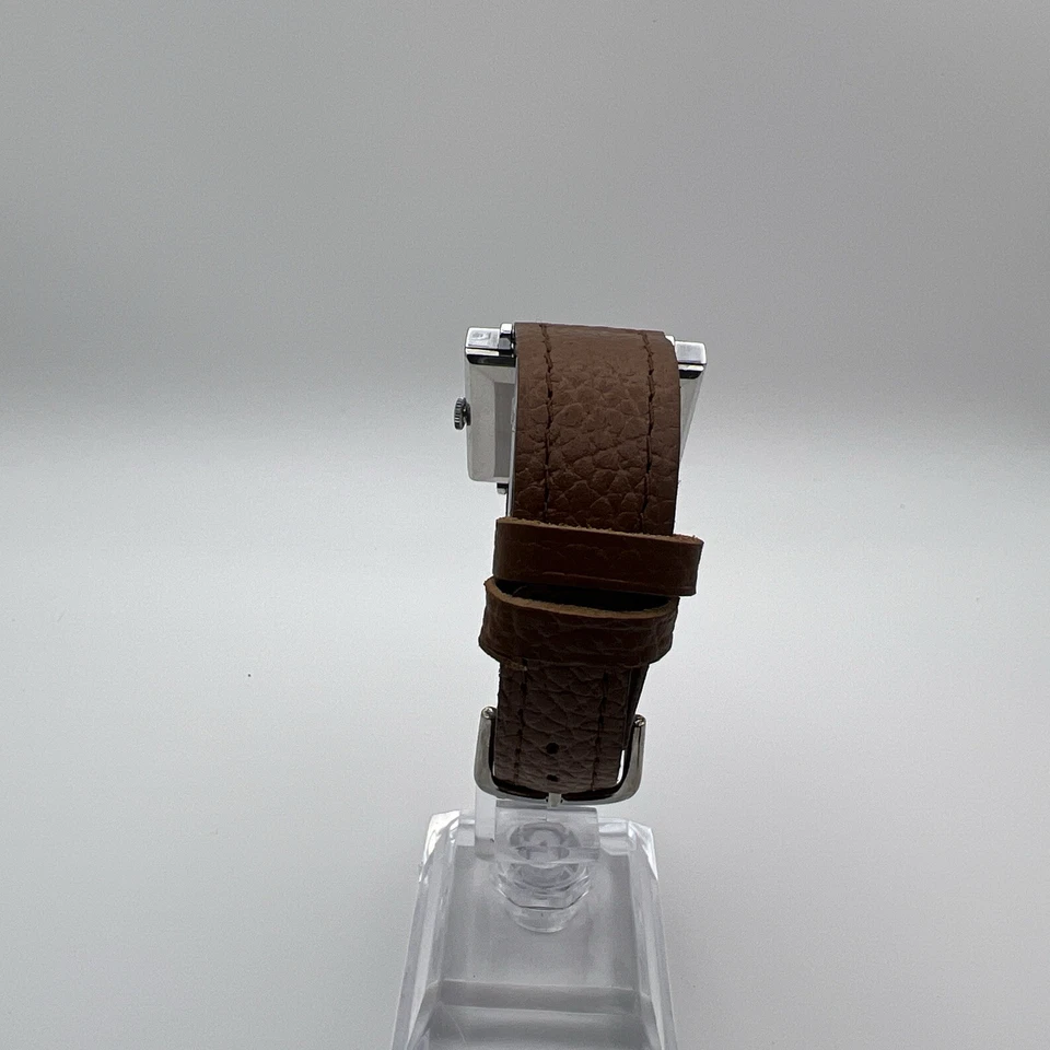 Vintage Mulco Swiss Men’s Watch – Not Running – Brown Strap – Great Condition - Image 4 of 4