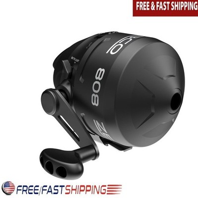 Durable Spincast Fishing Reel 808 Heavy-Duty Bite Alert Smooth Performance New