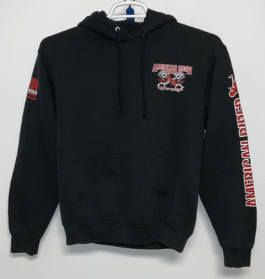 American Rider Clothing Co. Hoodie Adult Small Black