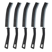 5XMultifunctional hard bristle Recess Crevice Brush, Household Gap-Cleaning Tool