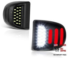 LED License Plate Lights Compatible with 1999-2014 Chevy Silverado White Red