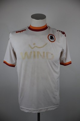 Kappa Roma Soccer Shirt Trikot Jersey Man Short Sleeve 14 Years Polyester