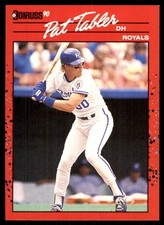 Pat Tabler 1990 Donruss #444 Royals MLB READ FREE SHIPPING AutographDen