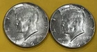 1968-P Kennedy Half Dollar - 40% Silver - Free Shipping Lot Of 2 Coins