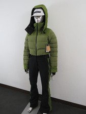 Womens The North Face Off Clock One Piece Ski Suit Pants Jacket 550-down Olive