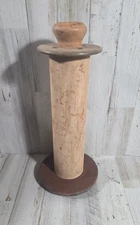 Vintage Industrial Wooden Textile Thread Sewing Spool Wood 12” Tall