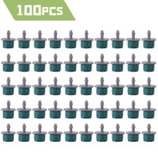 100Pcs Drip Irrigation Emitters 1/4 in Adjustable Irrigation Drippers Sprinklers
