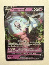 Pokémon TCG Hatterene V Crown Zenith Card 65/159