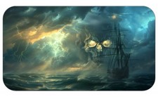 2024 Ghost Ship Colorized 1 oz Silver Bar by D. Vollmer with COA 85.00 per troy oz