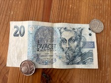 1 x 20 Korun Tschechische Republik / Geldschein Banknote von 1994 *'