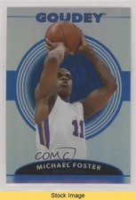 2022 Goodwin Champions Goudey Platinum Rainbow Blue Michael Foster Jr READ w1s