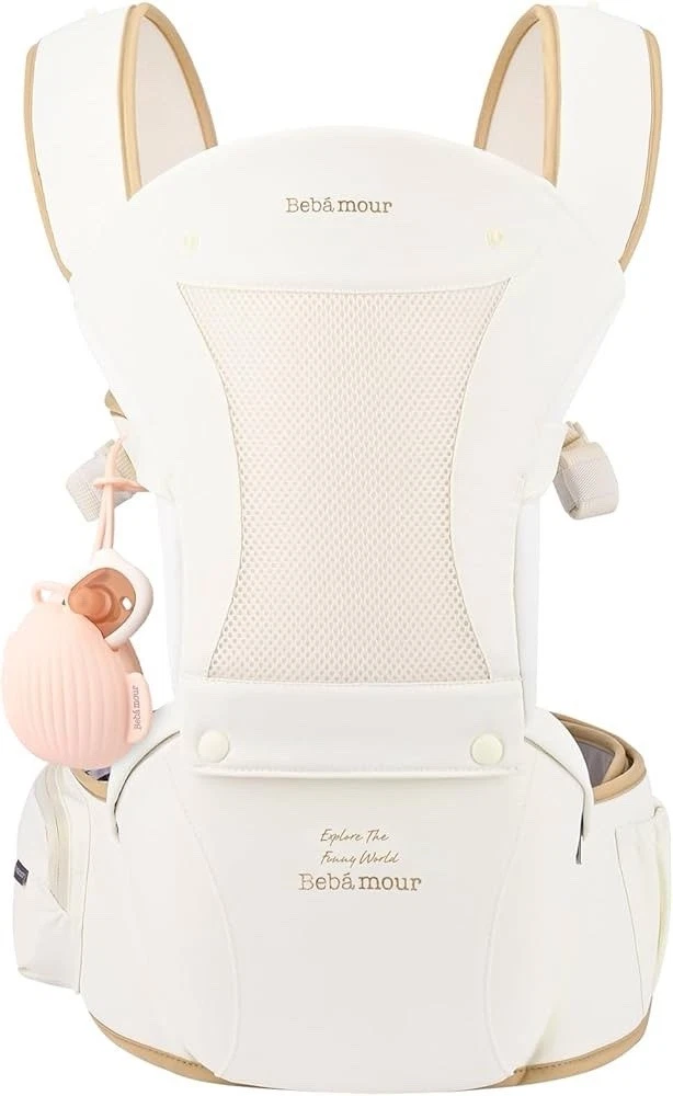 Bebamour Baby Carrier Newborn to Toddler (0-36 Months)2 in 1 Hip Seat & Carrier
Opens in a new windo
