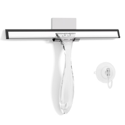 Shower Squeegee for Glass Doors All-Purpose Window Cleaning Tool 10 Inch