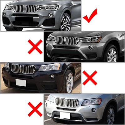 For BMW X3 F25 X4 F26 M Sport 2014-18 Front Bumper Lip Spoiler