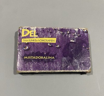 Del Tha Funkee Homosapien Mistadobalina Cassette Tape Single 1991 Hip Hop Rap!!!