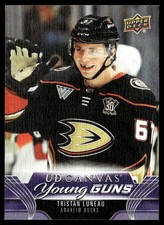 2023-24 Upper Deck UD Canvas Young Guns Tristan Luneau Anaheim Ducks #C378