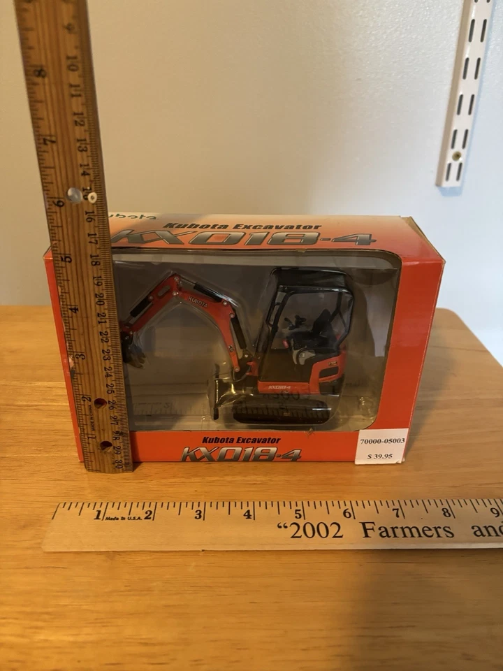Kubota Excavadora KX018-4 Diecast Escala 1:24 - Nueva En Caja Foto 2 de 4