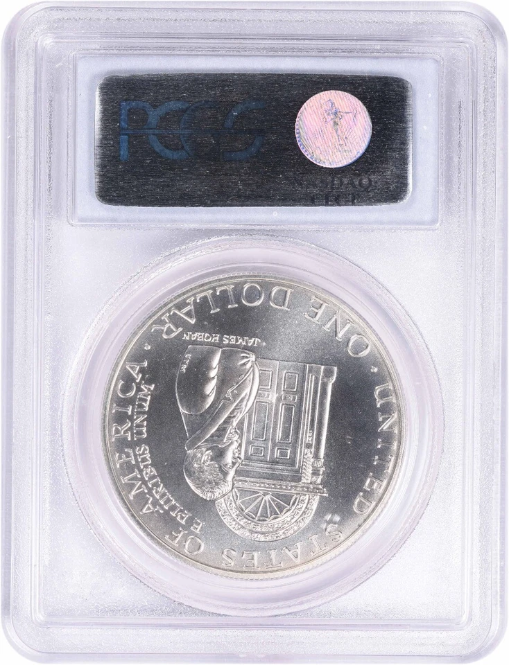 1992-D White House Commemorative Silver Dollar MS69 PCGS - Image 2 of 2