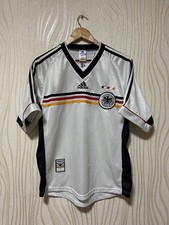 GERMANY 1998 1999 HOME FOOTBALL SHIRT SOCCER JERSEY ADIDAS sz S MEN