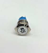 Traktionskontrolltaste ESP 12V rot 19mm Auto LED Licht einrastend Metall