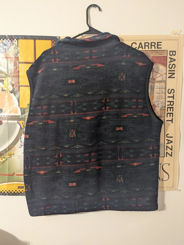 复古抽象 Timberline Colorado 背心男式大号美国制造 — 第 4/4 张图片