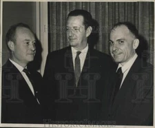1965 Press Photo Doctors Calvin C. Cranfield, Charles Clark, Joseph Rumage