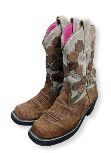 Ariat Doll Baby Suede Floral Cowgirl 
