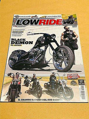 BÜCHER ZEITSCHRIFTEN ZEITUNGEN LOWRIDE OKTOBER 2014 NR. 76 MONATLICH ITALIENISCHE POST A.P.