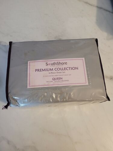 Southshore Premium Collection 6 pièces ensemble de draps reine  - Photo 1/4
