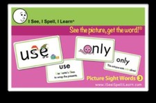 I See, I Spell, I Learn  - Picture Sight Words  Flashcards Set 3