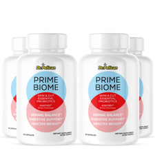 Prime Biome- Digestive Support- 4 Bottles- 240 Capsules